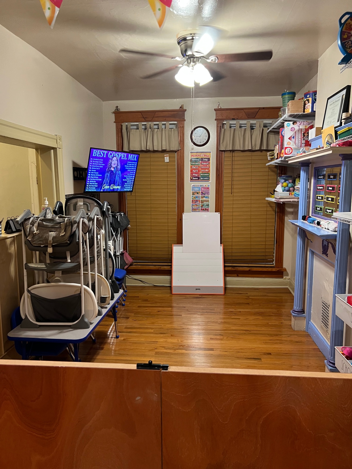 Our main classroom — bright, calm, and ready for the day.